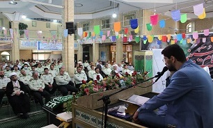 محفل انس با قرآن در ستاد فرماندهی انتظامی کرمان+تصاویر